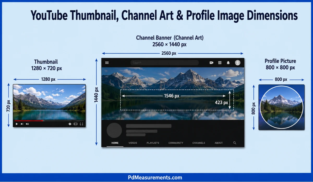 YouTube Thumbnail, Channel Art