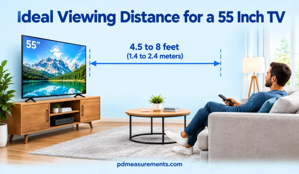 Ideal Viewing Distance for a 55 Inch TV