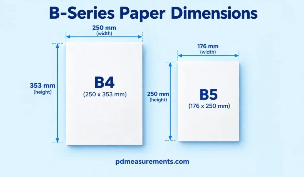 b-series-paper-dimensions