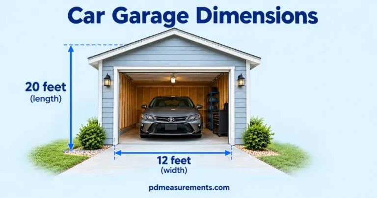 Car Garage Dimensions