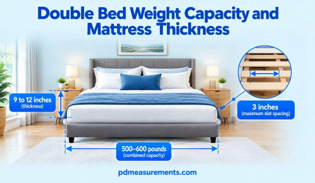 double-bed-weight-capacity-and-mattress-thickness
