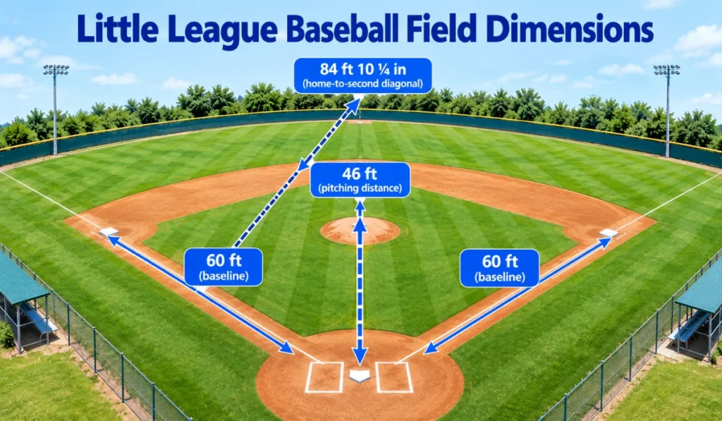 Little League Baseball Field Dimensions