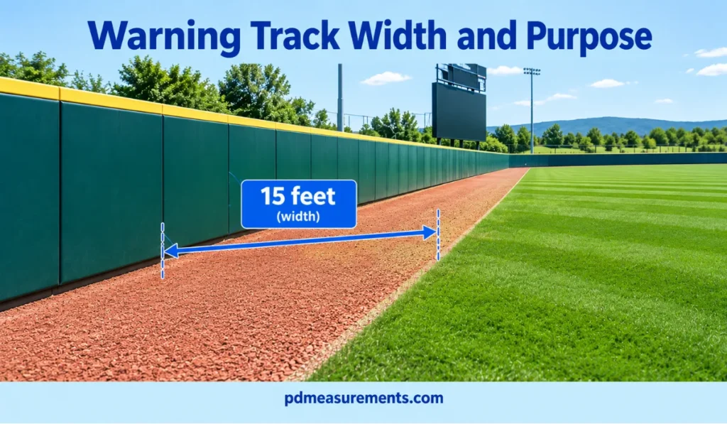 Warning Track Width and Purpose