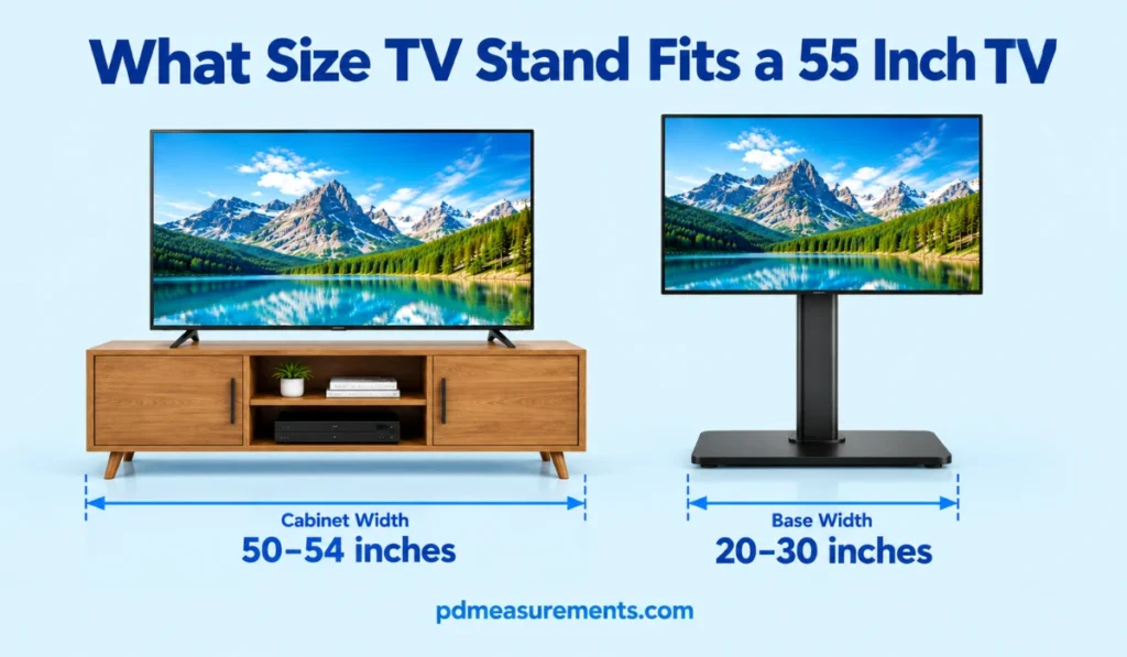 what-size-tv-stand-fits-a-55-inch-tv