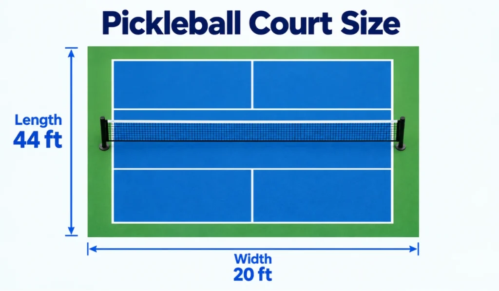 Pickleball Court Size 